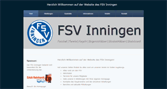 Desktop Screenshot of fsv-inningen.de