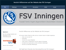 Tablet Screenshot of fsv-inningen.de