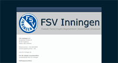 Desktop Screenshot of impressum.fsv-inningen.de